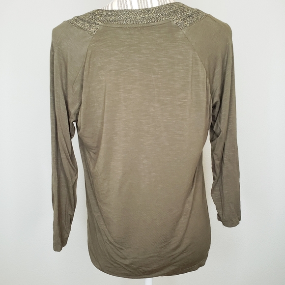 4/$25 🥂 Rose & Olive 3/4 Sleeve Top - Picture 3 of 4